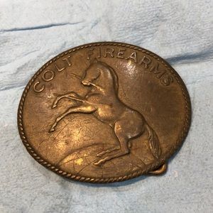 Vintage 1970’s Colt Belt buckle - solid brass